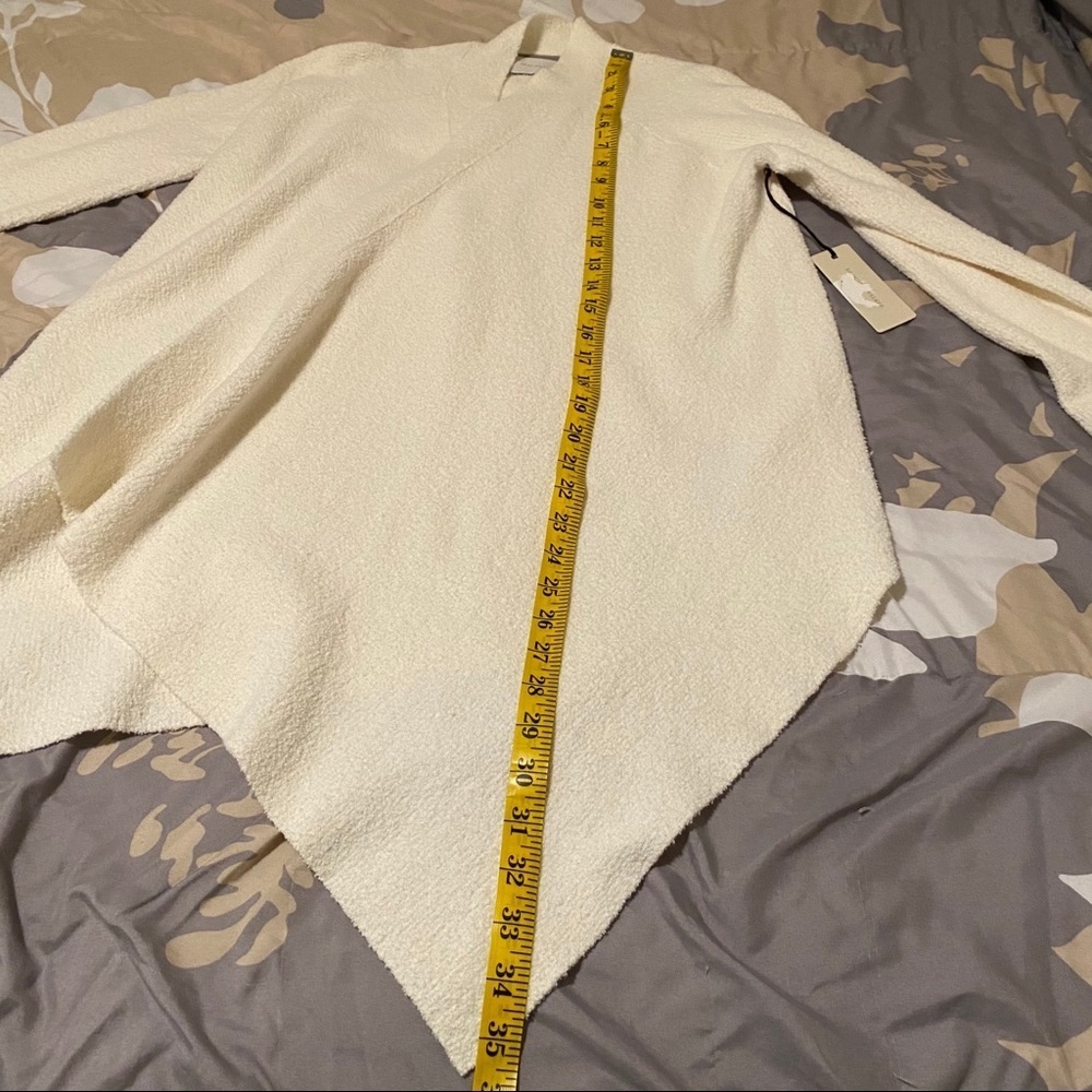 Brochu Walker Stowe drape front asymmetrical cardi - Picture 10 of 12